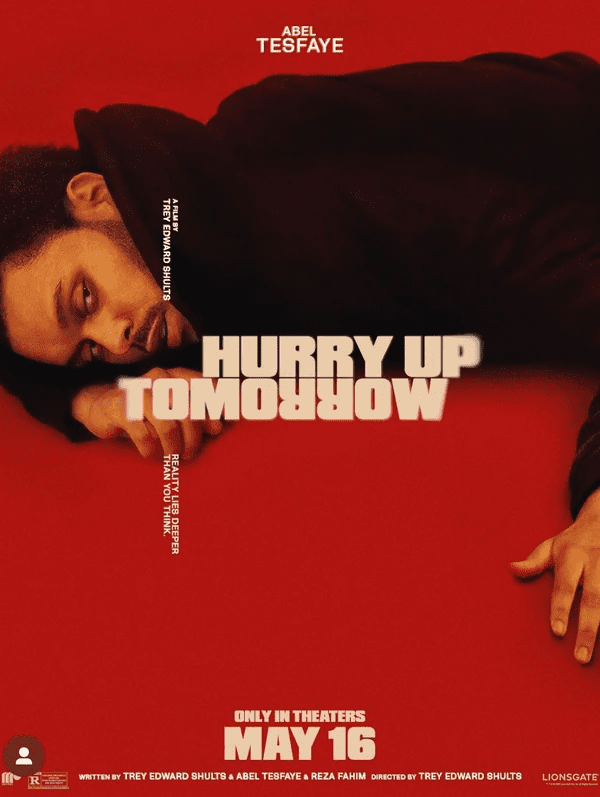 new poster for hurry up tomorrow v0 kapdpmgty8ue1
