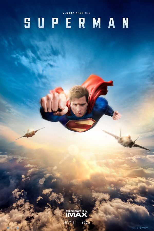 Poster SUPERMAN 25 Superman Flying IMAX Grievity V6 PS 2